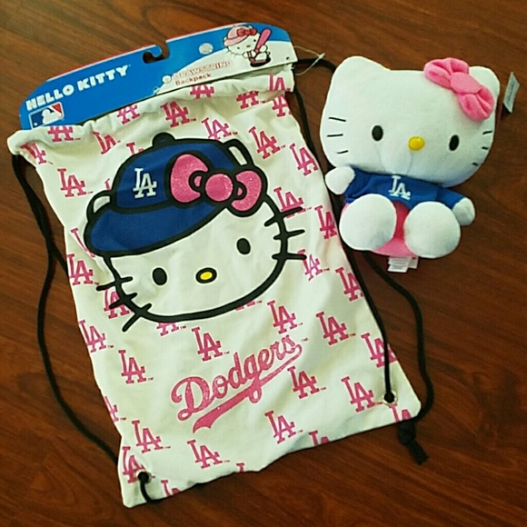 dodgers drawstring bag