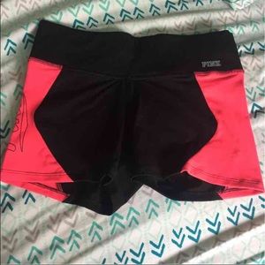PINK yoga shorts