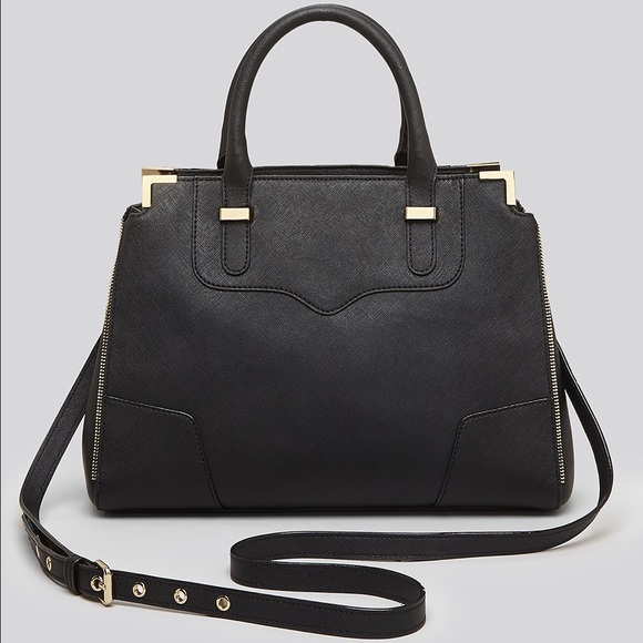 Rebecca Minkoff Black 'Amorous' Satchel Handbag