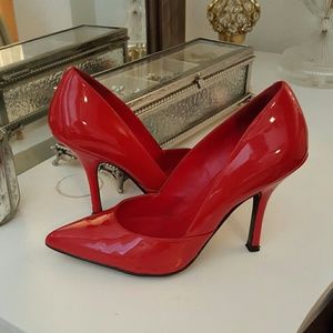BCBG Red Patent Heels