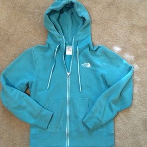North Face Blue ZipUp Hoodie