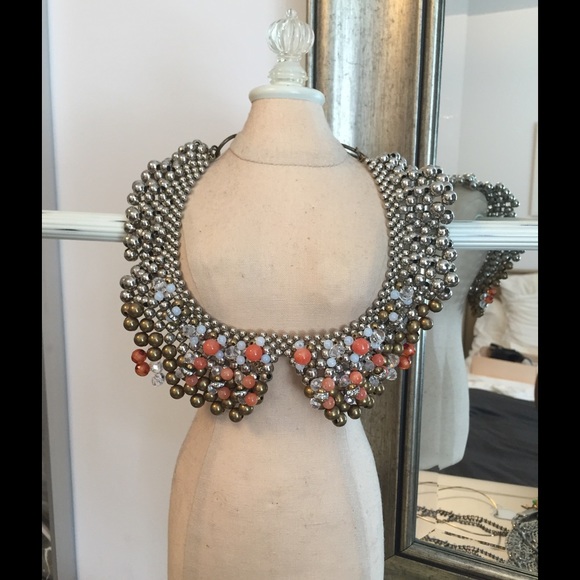 Anthropologie Beaded Collar Necklace