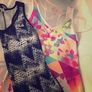Two Fila Workout Tanks