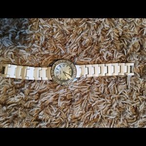 Diamond bordered watch