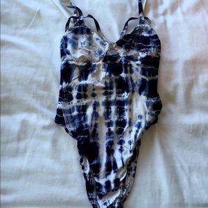 Blue Life One Piece Bathing Suit