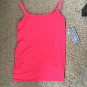 Under Armour Studio Tank. Open back & built-in bra