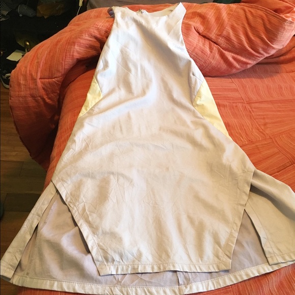 MIDI lavender double slit dress