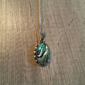 Oval Abalone Pendant