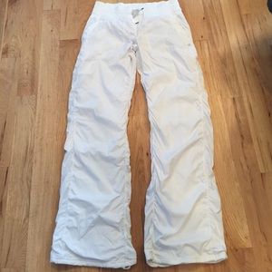 Lululemon white dance studio pants