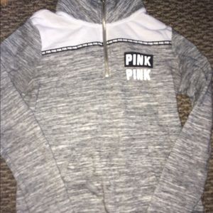 vs pink quarter zip xs hoodie
