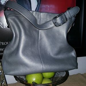 Authentic Silver Coach Purse