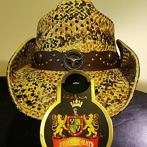 Tan speckled Nante Pinch hat