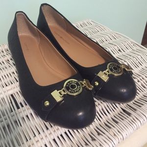 Black Tommy Hilfiger Flats, women's size 8.5
