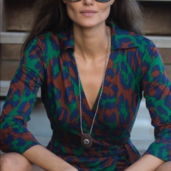 Diane Von Furstenburg leopard romper NWT
