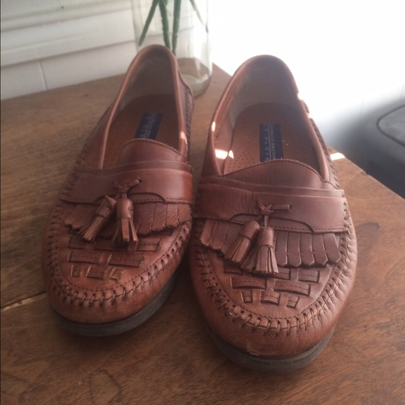 Brown men's loafers