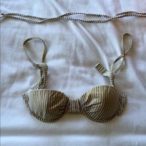 J. Crew Seersucker Bathing Suit Top