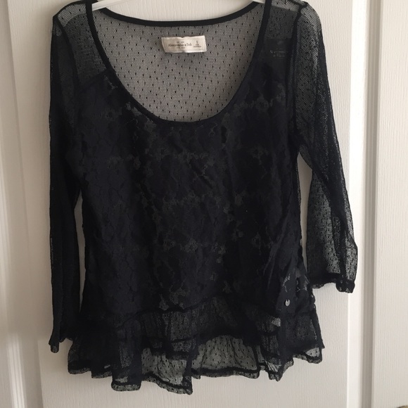 Abercrombie lace 3/4 sleeve