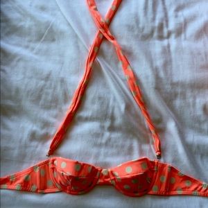 J. Crew Polka Dot Bikini Top