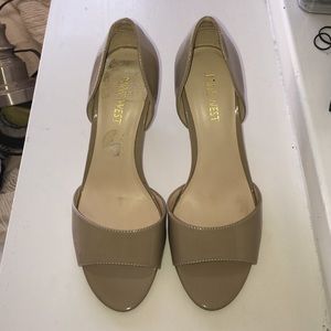 Nude Nine West heels
