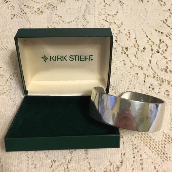 Kirk Stieff pewter bracelet. Cuff style. NWOT