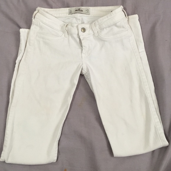 White Hollister jeans