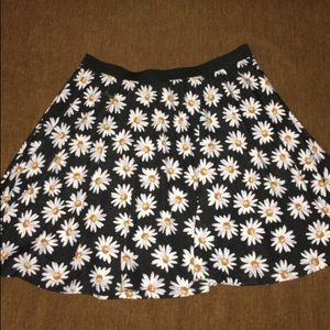 A floral skater skirt (;