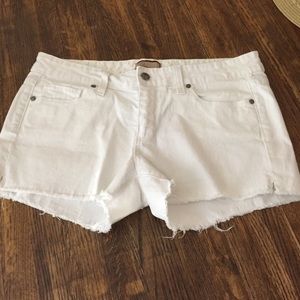 Paige White Denim Shorts
