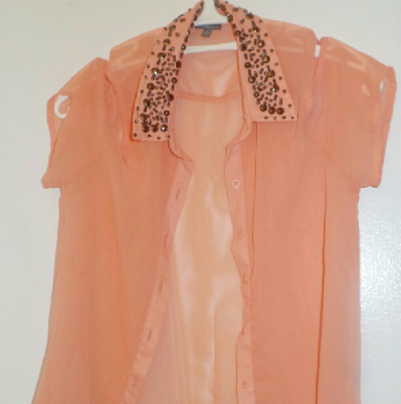 charlotte russe  cut out short sleeves top