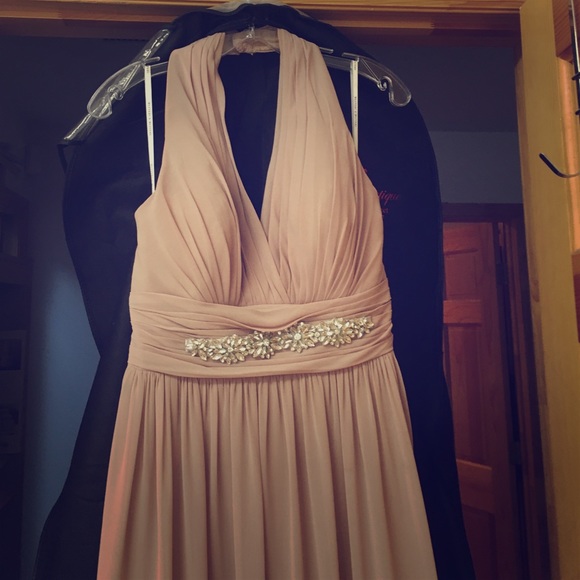 Watters & watters size 8 pink gown