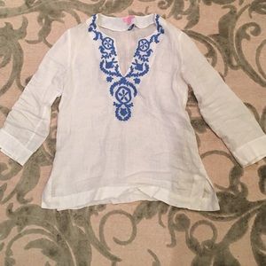 Linen Lilly Pulitzer top