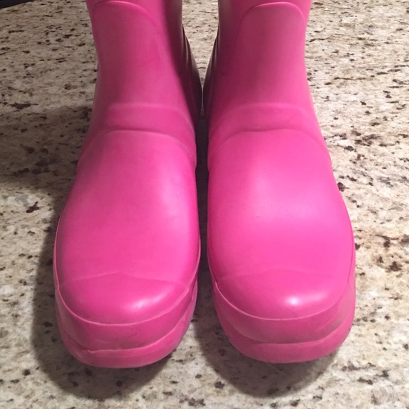 Hot Pink Hunter Boots - Picture 2 of 4