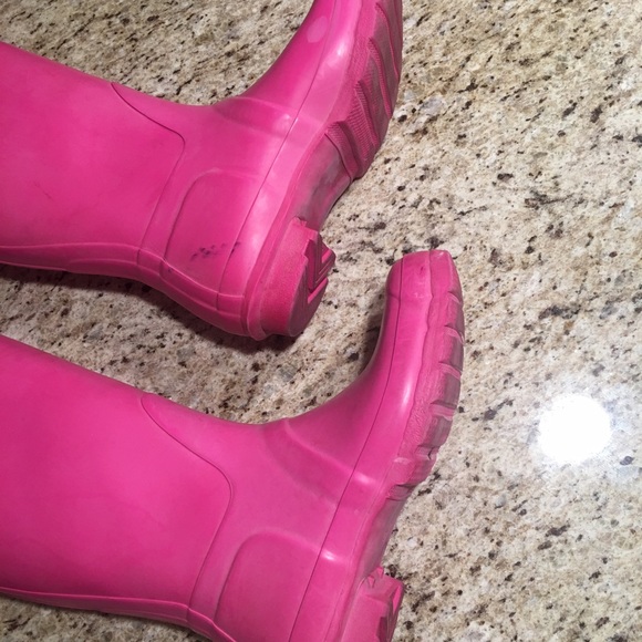 Hot Pink Hunter Boots - Picture 3 of 4