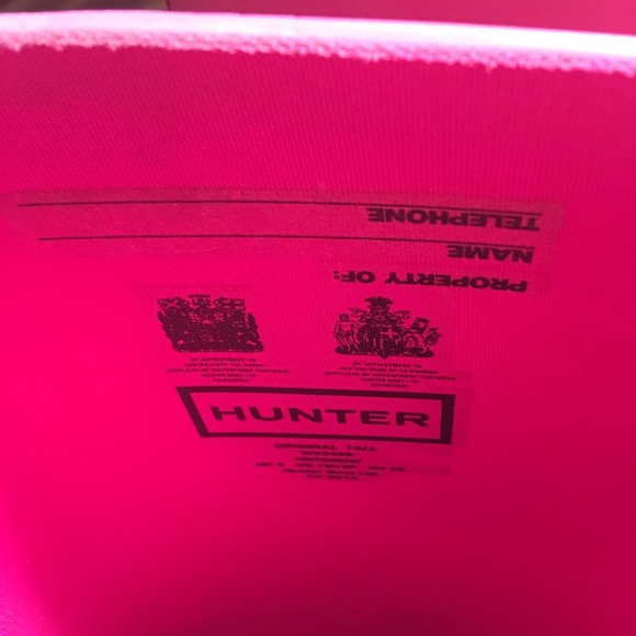 Hot Pink Hunter Boots - Picture 4 of 4