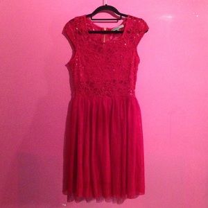 Red dress!