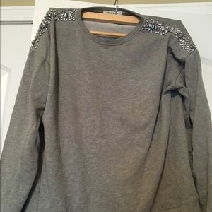 Liz Claiborne sweater with diamond embellishments