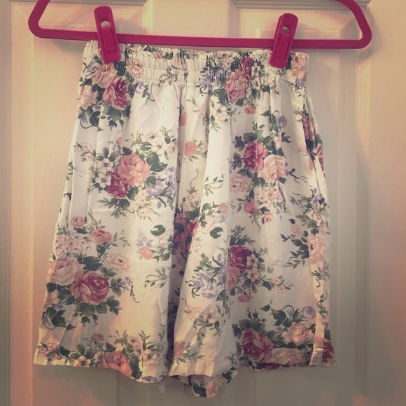 Floral skort