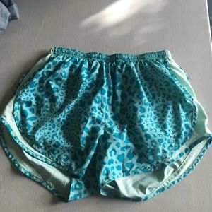 Nike blue running shorts