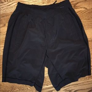 Men's black lululemon shorts