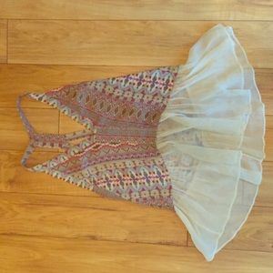 Multicolor, bohemian print tank top