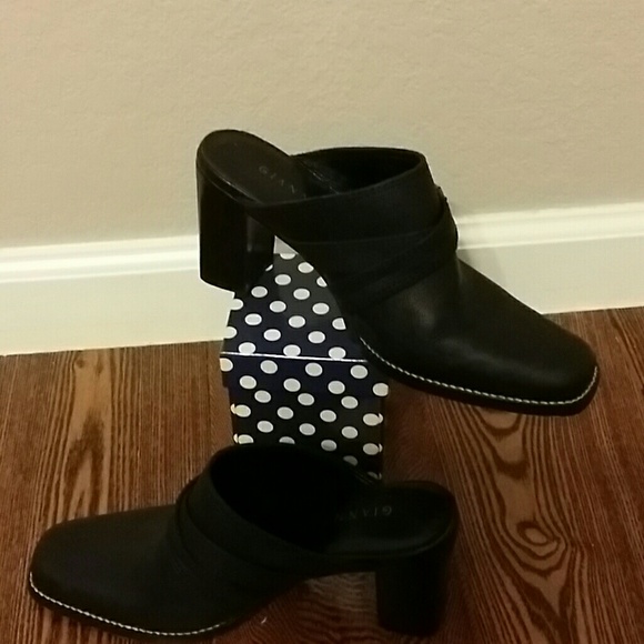 GIANNI BINI BLACK Mules - Picture 2 of 4