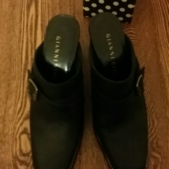 GIANNI BINI BLACK Mules - Picture 3 of 4