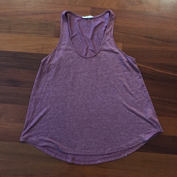 Maroon rave back tank!!