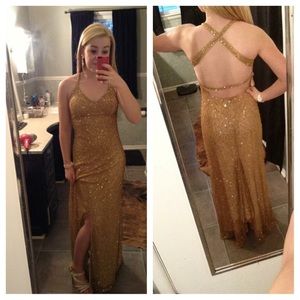 Gold Prom Dress