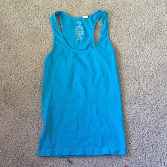 Blue Super Stretchy Work Out Tank!