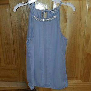 Express gray top