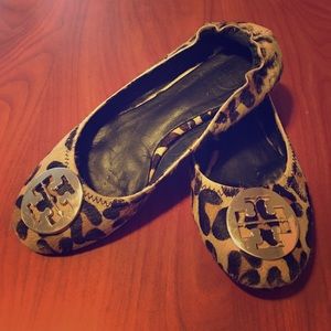 Tory Burch Reva Leopard Flats