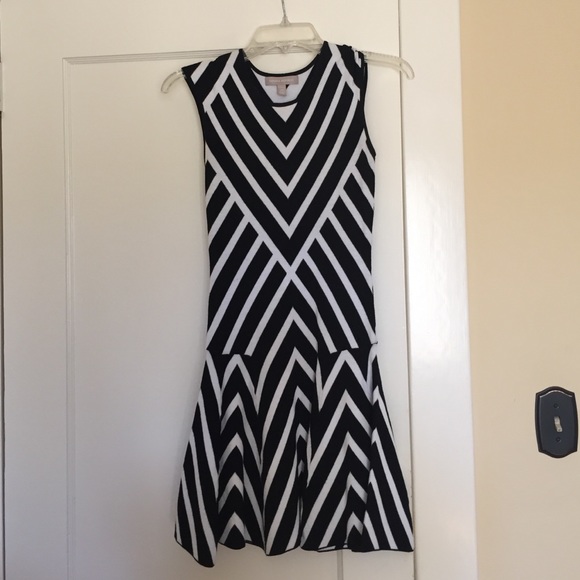 Banana Republic black/white dress.