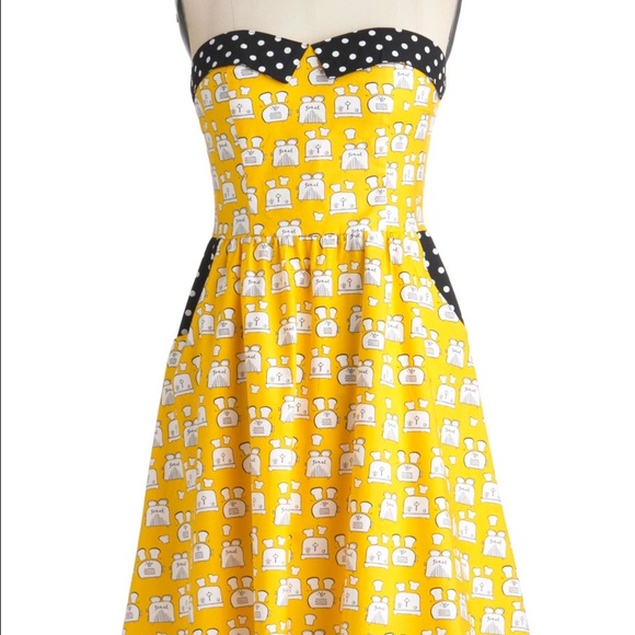 Modcloth: A Toast to Julie Dress. XL Retrolicious