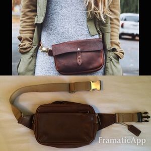 Coach Brown Leather Fanny Pack