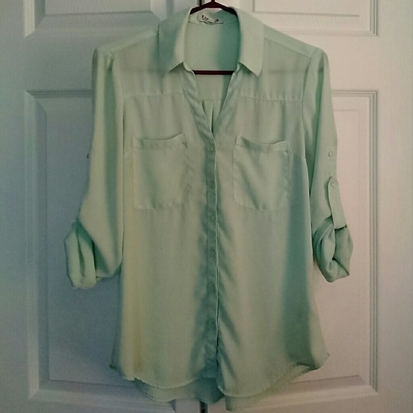 Teal Express portfolio shirt